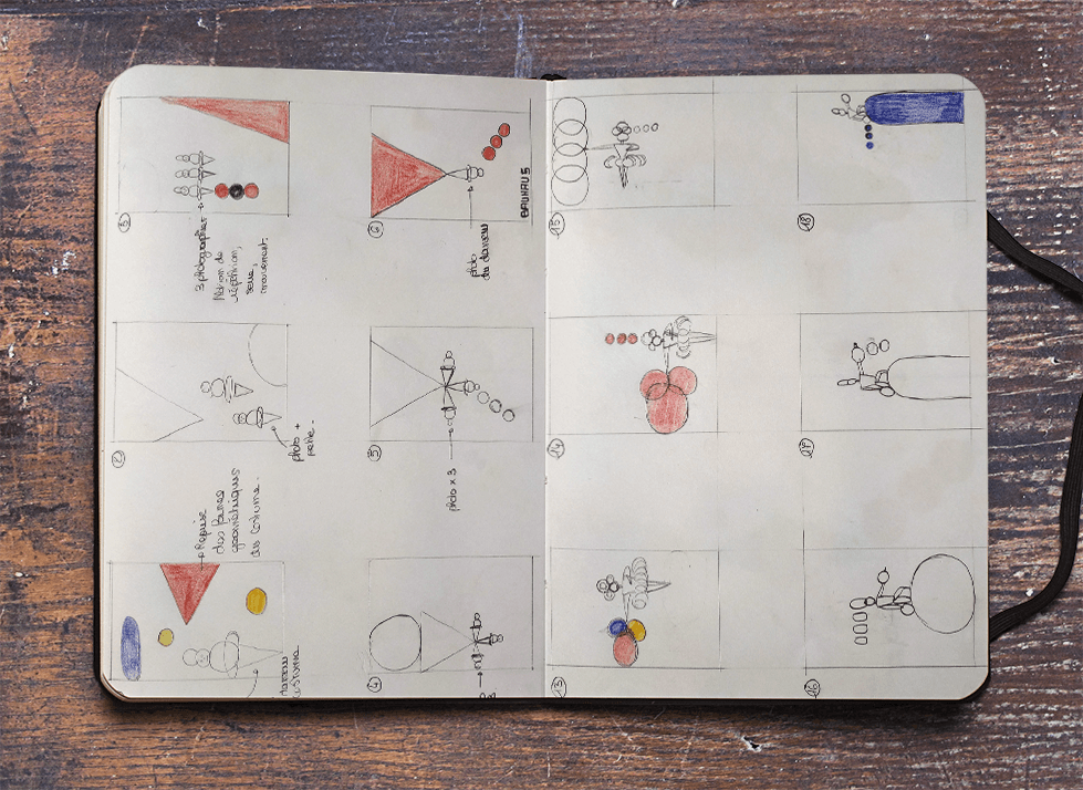 Bahaus croquis d'intention