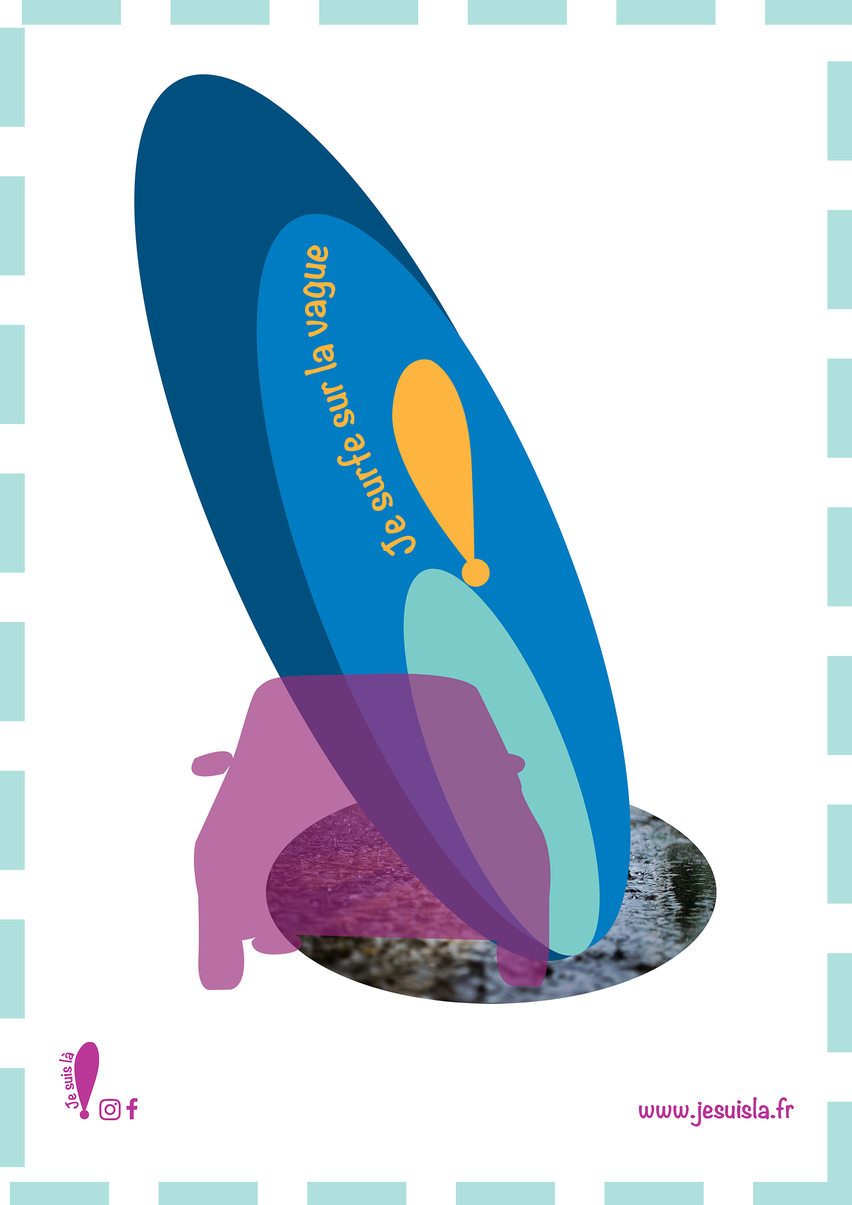 affiche je surfe sur la vague 1