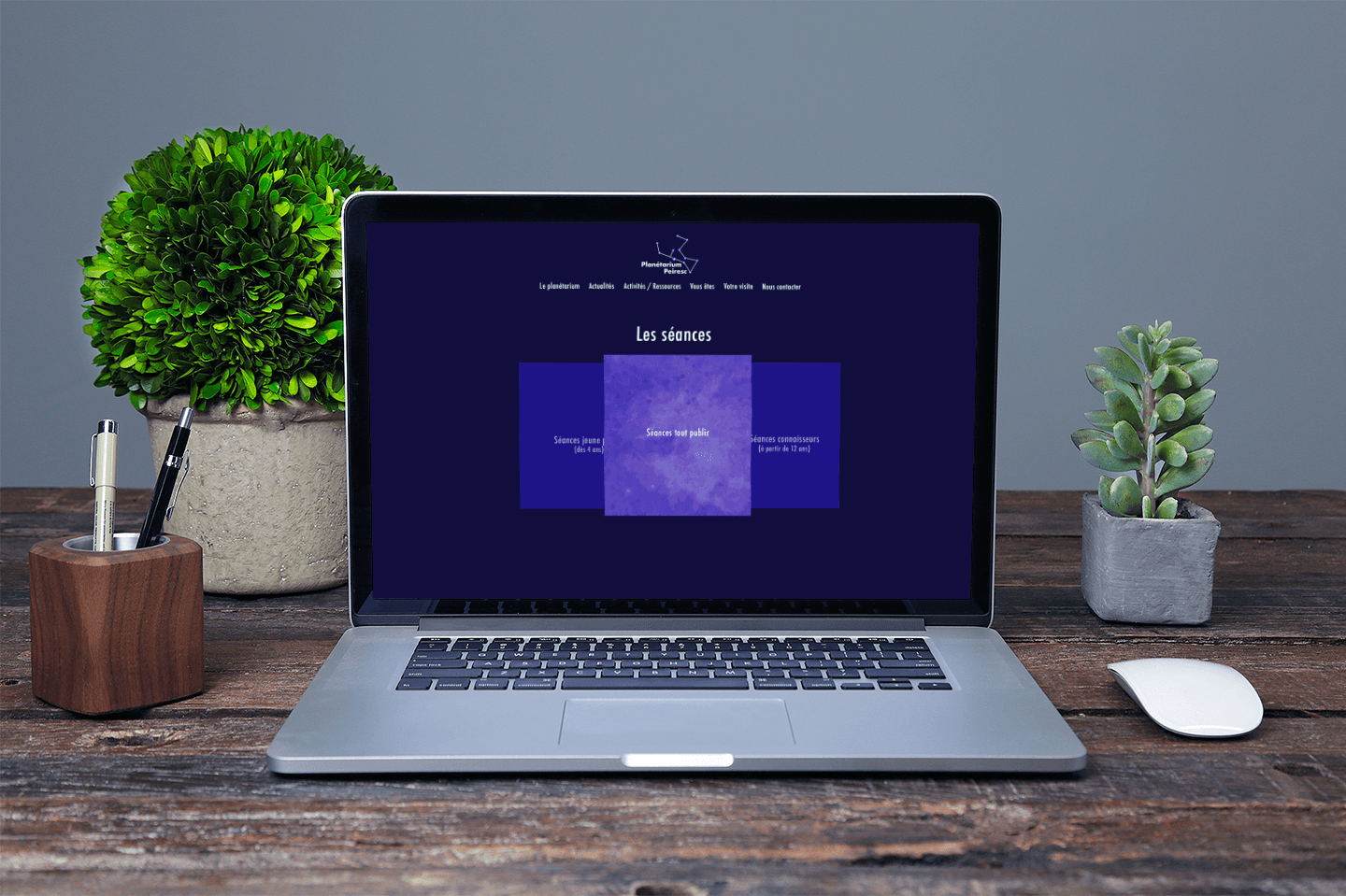 design ecran page d'accueil 2