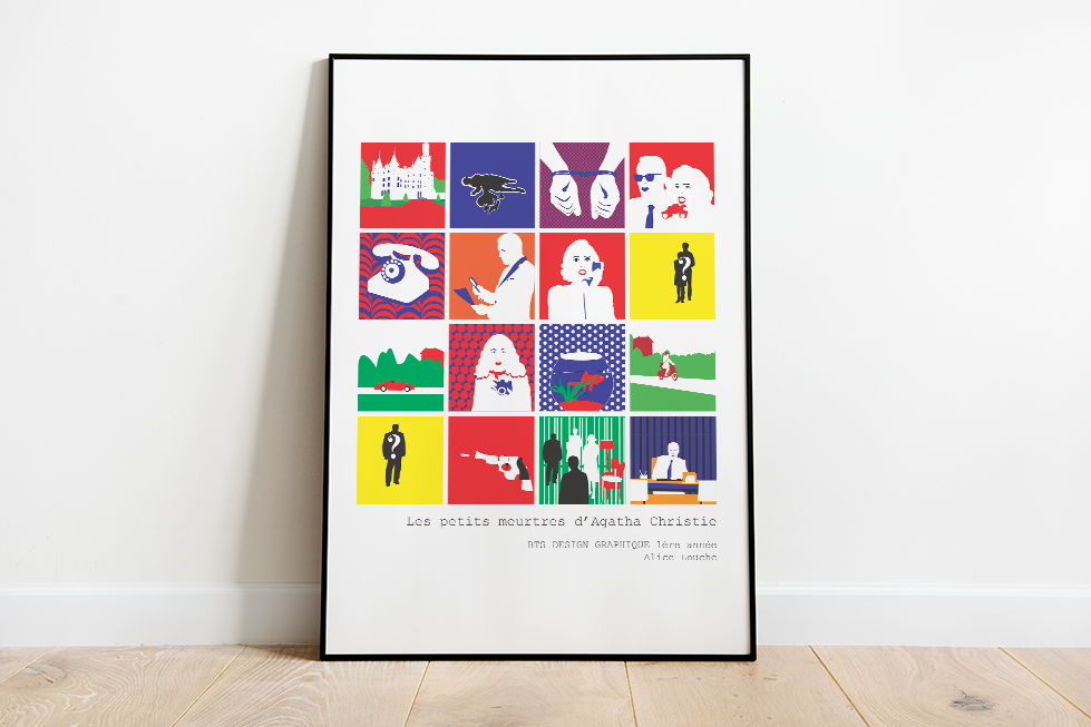 affiche Les petits meurtres d'Agatha Christie 1